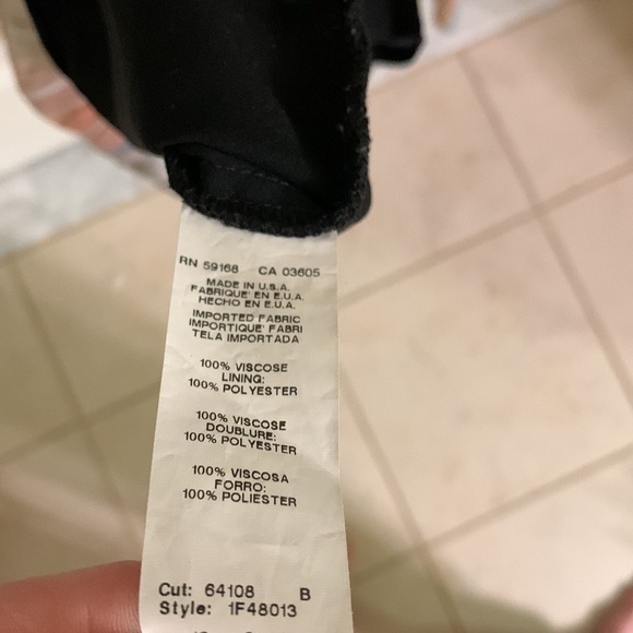 Revolve Fifteen twenty multicolor keyhole striped ruffle hem dress - Picture 6 of 6